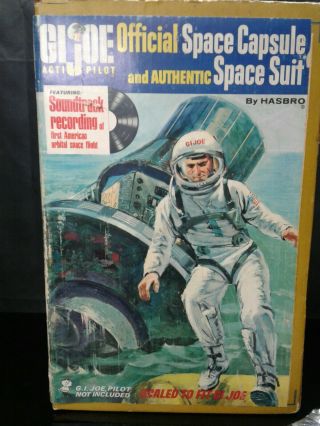 1966 Hasbro Gi Joe Official Space Capsule And Astronaut Suit