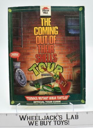 Tmnt Teenage Mutant Ninja Turtle Coming Out Of Their Shells Tour Guide W Poster