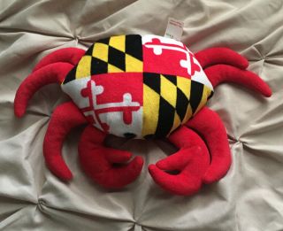 First & Main Flaggy Crabby Maryland State Crab Plush Stuffed Animal
