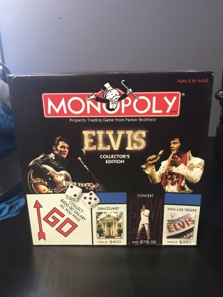 Monopoly Elvis Presley Collector 