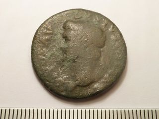 5889 Ancient Roman Augustus Copper As Coin - 1st Century Bc