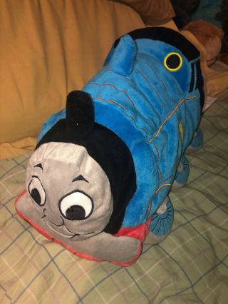 Thomas And Friends The Train Tank Engine Bean Bag Plush Pillow 15 " Blue Toy