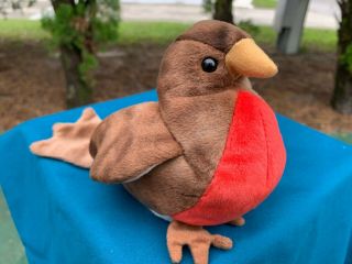 Red Breasted Robin Bird Lovey 7 " Soft Plush Stuffed Animal Toy
