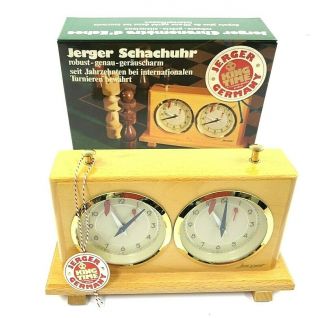 Jerger Schachuhr King Time Chess Clock Germany,  &