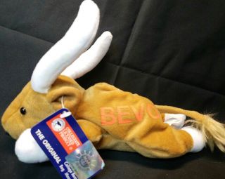 8 " Texas Longhorns Bevo The Bull Ncaa Mascot Plush Bean Bag Toy Stuffed Animal