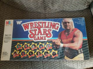 1985 Milton Bradley Wwf Wrestling Superstars Board Game 4529