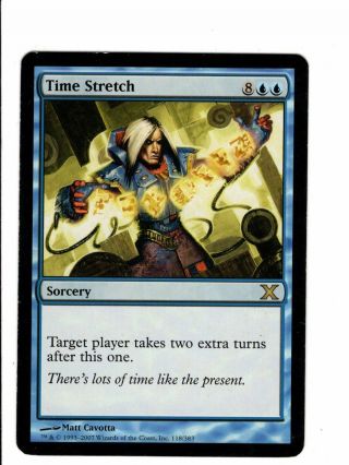 Mtg Time Stretch X1 Mp Tenth Edition Magic The Gathering