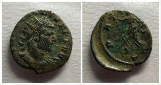 Claudius Ii Ae Antoninianus Milan 268 - 270 Ad Pax Standing