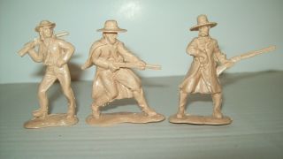 Three Hard To Find Color Matched Replicants From England Western Figures,  1/32