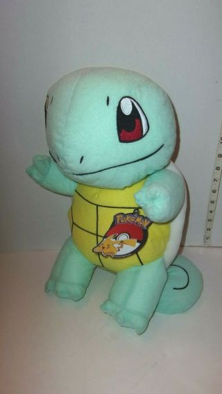 Large 15 " Pokemon Green Squirtle Turtle Stuffed Animal Plush Doll With Tag