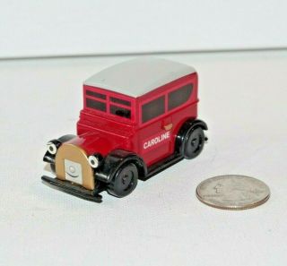Thomas & Friends Train Tank Trackmaster Railway - Caroline Car Wheeling Euc