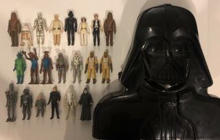 Vintage 1977 - 1984 Star Wars Figures,  Darth Vader Case 21 Loose Figures