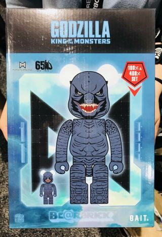 Sdcc 2019 Bait Medicom X Godzilla King Of The Monsters Bearbrick In Hand 400