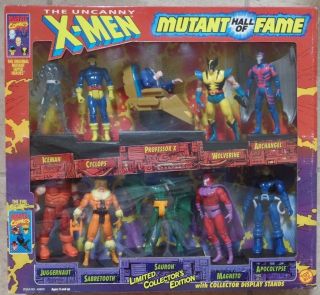 Toybiz Marvel X - Men Mutant Hall Of Fame 10 Figure Set Limited No.  Edition Misb