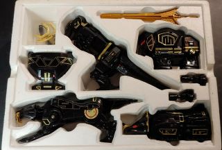 Mighty Morphin Power Rangers Deluxe Special Edition Black And Gold Megazord
