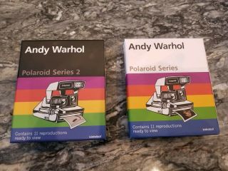 Andy Warhol Polaroid Series 1 And 2 Kidrobot In Package 22 Photos Total