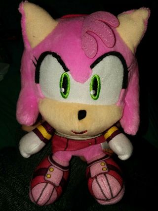 Sonic The Hedgehog Amy Rose Plush Sonic Boom 5” Sega
