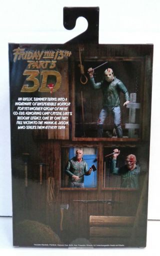 Friday The 13th: Part 3 3D Ultimate Jason Voorhees Action Figure (2019) NECA 2