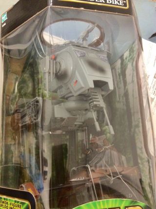 Imperial At - St & Speeder Bike With Ewok Power Of The Jedi Box