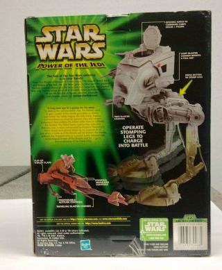 IMPERIAL AT - ST & SPEEDER BIKE with Ewok Power of the Jedi Box 3