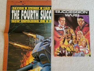 Fasa: Battletech Succession War Posters X2 Both Measure 22 " X34 " Great Cond