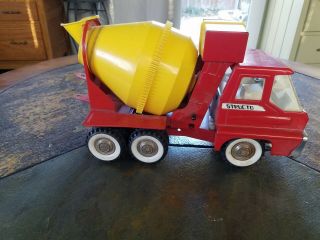 Vintage Structo Pressed Steel Toy Cement Mixer Truck 1960 