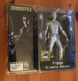 Rare Af Terminator 2 T2 Judgment Day T - 1000 Figure Neca Comic Con Exclusive 2010