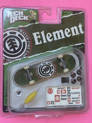 Tech Deck “ Element Water,  Fire ” 96mm Finger Board Rare Hard To Find