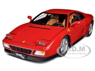 Partdetached 1989 Ferrari 348 Tb Red Elite Edition 1/18 By Hotwheels V7436