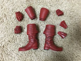 Hot Toys Captain America 1/6 Star Spangle Man Boots And Gloves Great For Custom