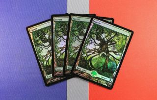 Forest (249) Foil [4x X4] Zendikar Nm - M Mtg Magic Cards (k442) Abugames