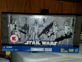 Star Wars The Clone Wars Clone Commando Squad Kmart Exclusive 2010
