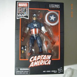Marvel Legends 80th Ann Captain America Walmart Comic Avengers Alex Ross 2