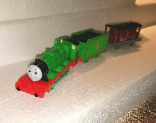 Henry With Car Motorized Thomas Train Tomy Trackmaster