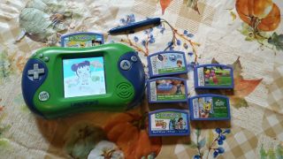 Leapfrog Leapster 2,  Case And 6 Games