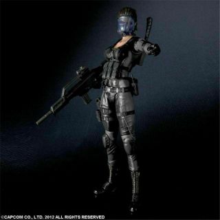 Square Enix Play Arts Kai Resident Evil Raccoon City Lupo 9 " Figure Authentic