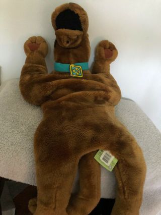Equity Toy 26 " Plush Talking Hug Me Scooby Doo Dog Pillow Stuffed Animal