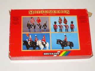 Britains Metal Models Hand Painted Soldiers 7304 US Marine Drum and Bugle Corps 2