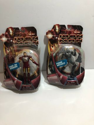Marvel Legends Movie Iron Man Prototype And Mark 2 Armor 2008