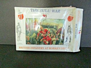 2 Box Deal 1/32 Scale British Infantry And Zulus At Rorke 