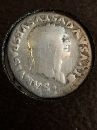 Ancient Roman Silver Denarius Vespasian Ad 69 - 79