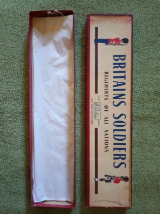 Empty Box For Britains Toy Soldiers Italian Infantry