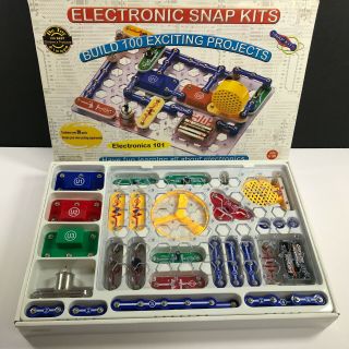 Electronic Snap Kits Rs - 101 Build 100 Projects Science Set Complete Radio Shack