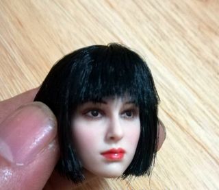 1/6th Natalie Portman Short Black Hair Head Sculpt F12  Ph Pale Body Figure Toy
