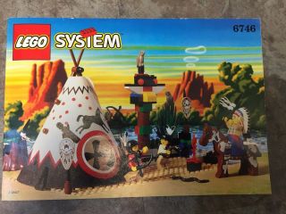 Lego 6746 Chief ' s Teepee - 100 Complete with all Minifigures and Instructions 2