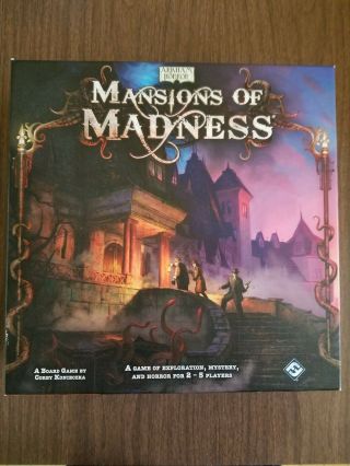Mansions Of Madness 1st Edition Arkham Horror Fantasy Flight Board Game