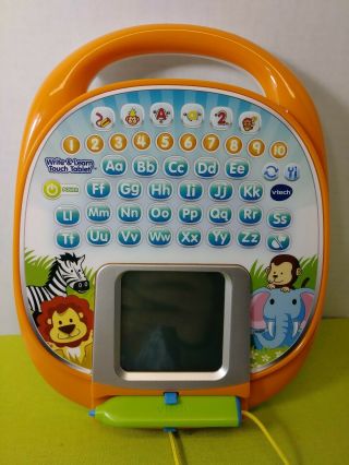 Vtech Write And Learn Touch Tablet Practice Writing Letters Handwriting Toy