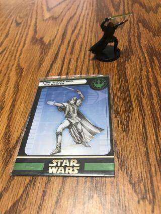 Luke Skywalker,  Jedi Master 53 Universe Star Wars Miniatures With Card