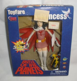 Battle Of The Planets G - Force Princess Action Figure Moc With Motorcycle