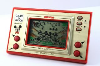 Nintendo Game & Watch Wide Screen Mickey Mouse Mc - 25 Japan G14